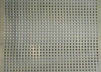 Porcellana Piatto perforato dell'acciaio inossidabile del foro quadrato, strato perforato della maglia di lunghezza 1m fornitore