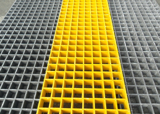 Porcellana Pavimentazione della maglia della vetroresina del terrazzo del tetto, 50 x 50 x grata di FRP modellata 50mm fornitore