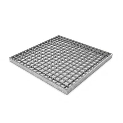 30X3mm Passeggiata Hot DIP Galvanizzato Metal Bearing Bar Grid Serrated Seld Steel Mesh Treads Trench Drainage Cover Tec-Sieve Expanded Steel Grating per la rampa del rimorchio