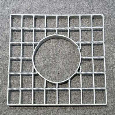 Welded Bar Grating Metal Serrated Drainage Toothed HDG Steel Serrated Floor Gratings