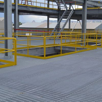 Customizable Construction Tank Walkway with High Zinc Coating Steel Grating Platform
