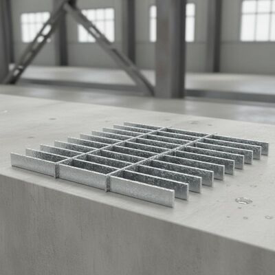 Griglie di barrette in acciaio galvanizzato a caldo per piattaforme industriali