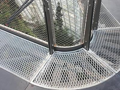 Griglie di acciaio galvanizzato a caldo con disegno antiscivolo per capacità di carico pesante