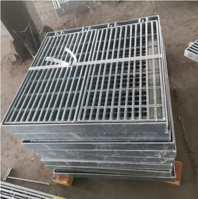 Grigliato in acciaio inossidabile zincato con dimensioni personalizzabili e superficie antiscivolo per uso industriale
